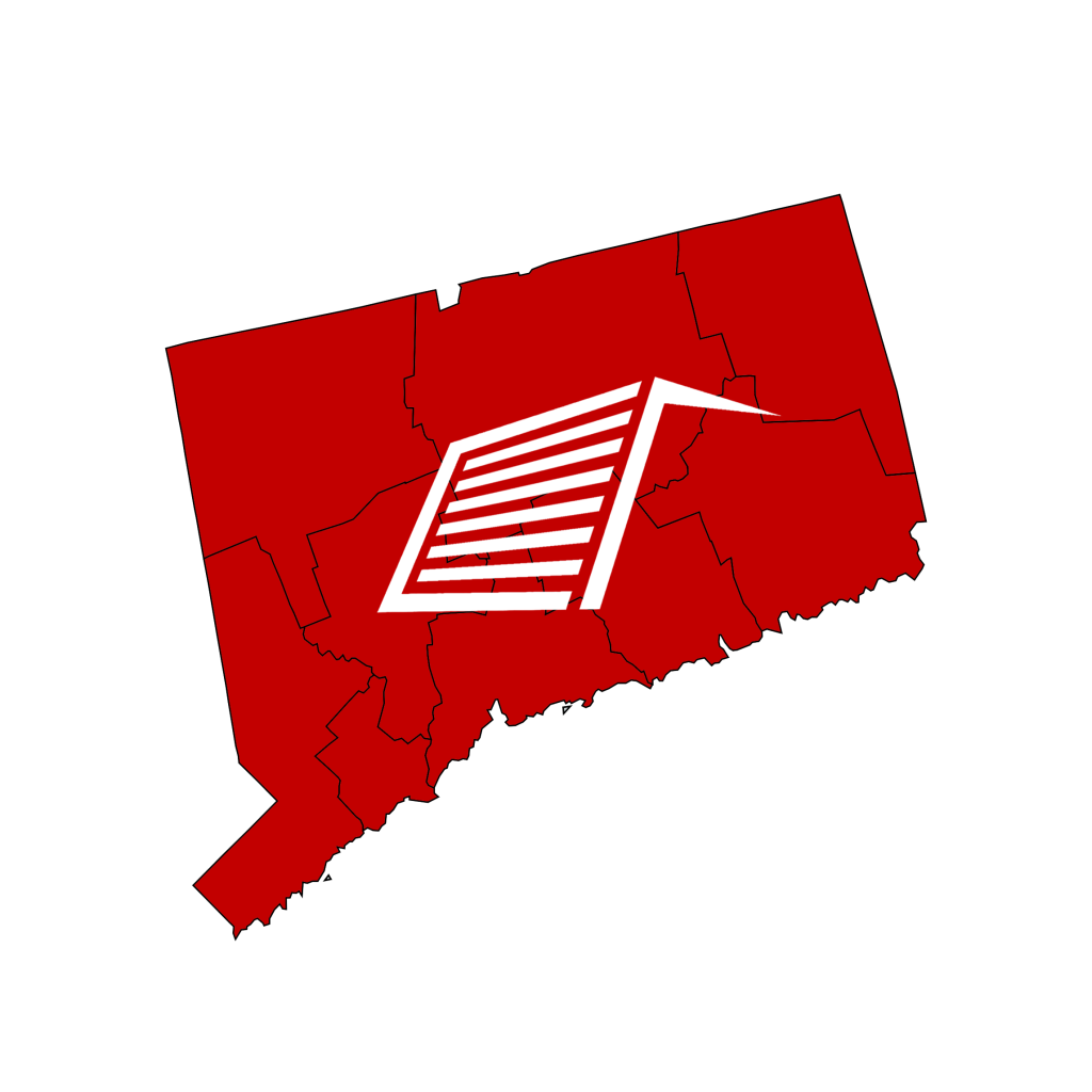 speedy garage doors logo map red